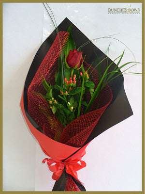 Single Red Rose, Bunches & Bows Florist, Shop 9, Albion Place, Dunedin 9016.jpg