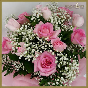 The Pretty Pink Dozen, Bunches & Bows Florist, Shop 9, Albion Place, Dunedin 9016