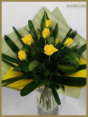 Yellow Rose Bouquet, Bunches & Bows Florist, Shop 9, Albion Place, Dunedin 9016.jpg